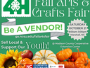 Fall Arts & Crafts Fair — Be A Vendor! Saturday October 21 9:00am–3:00pm Marshall, NC