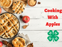 Image of Apple pie and Apples with the 4-H Logo