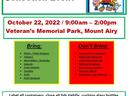 Household hazardous waste & pesticide collection Event. October 22, 2022.