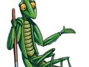 JMG Praying Mantis mascot