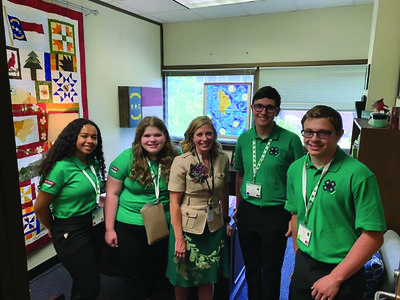 Franklin County 4-Her's attending 4-H Citizenship N.C. Focus conference.