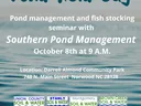 Pond Field Day, Pond Management, Southern Pond Management, How to Control Fish Populations, Fish in Pond, Pond Turnover
