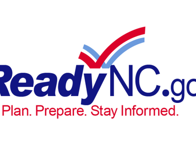 ReadyNC.gov logo with red and blue checkmark and tagline "Plan. Prepare. Stay Informed."