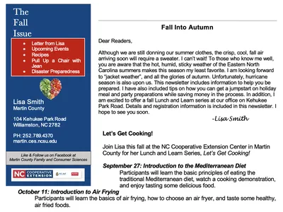 Lunch and Learn dates