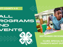 PITT COUNTY 4-H: FALL PROGRAMS AND EVENTS — SEPTEMBER-DECEMBER 2022; child at activity