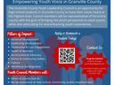 Granville County Youth Leadership Council flyer.