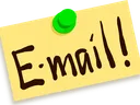 Post It Note that says Email