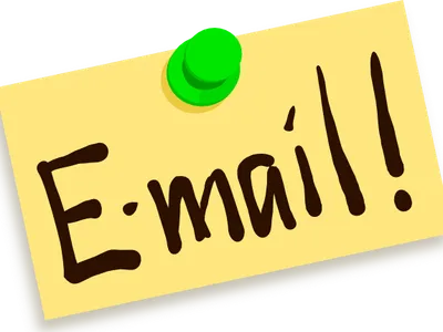 Post It Note that says Email