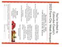 flyer for Farm City Banquet