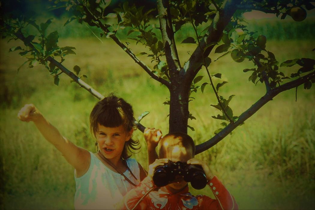 children bird watching