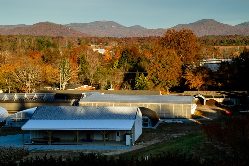 View of Mountain Horticultural Crops Research Station, Mills River, NC