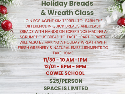 Holiday Breads Flyer