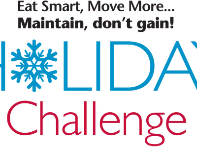 Eat Smart, Move More... Maintain, don't gain! HOLIDAY (snowflake as O) Challenge