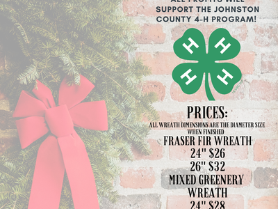 Johnston County 4 H wreath sale