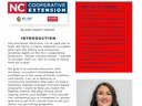 WILSON BITS & BITES newsletter cover, Nov 2022; NC Cooperative Extension logo; portrait of female agent