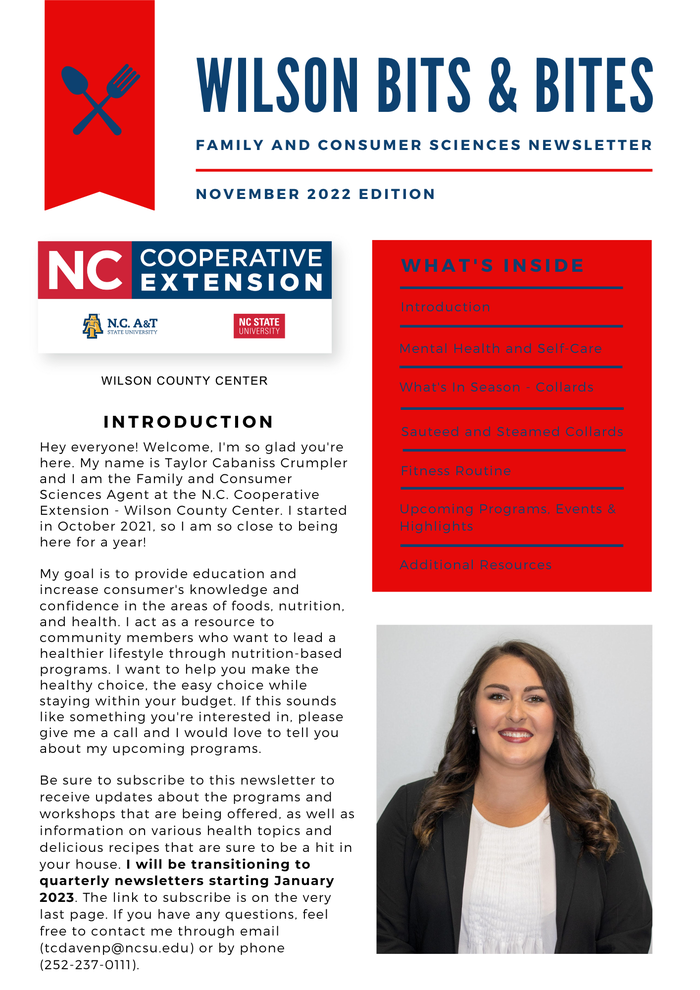 Wilson Bits & Bites Newsletter