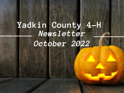 October Yadkin County 4-H Newsletter