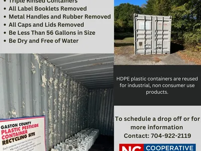 flier with pesticide recycling information