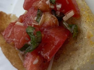 Fresh bruschetta