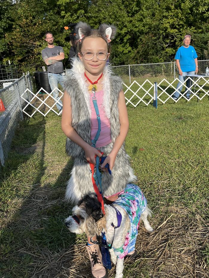 Luna P. and Scooby Doo