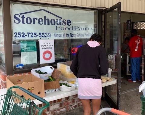 Storehouse Food Pantry where produce will be donated.
