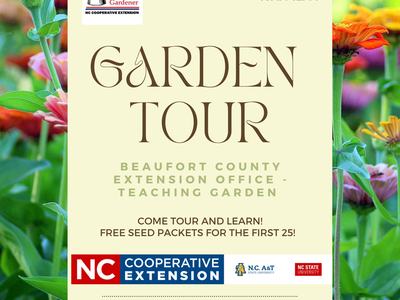 Garden Tour — October 15, 10AM–12PM at Beaufort County Extension teaching garden