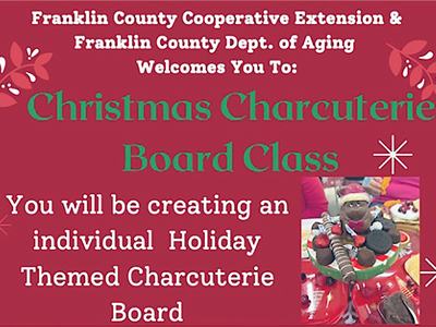 Christmas Charcuterie Board Class header with description