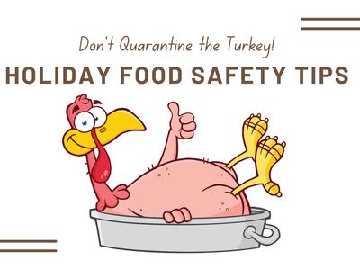 cartoon turkey in a cooking dish