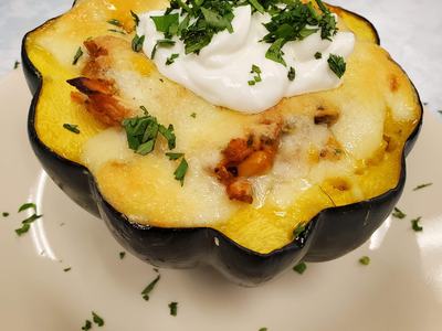 Mexican stuffed squash