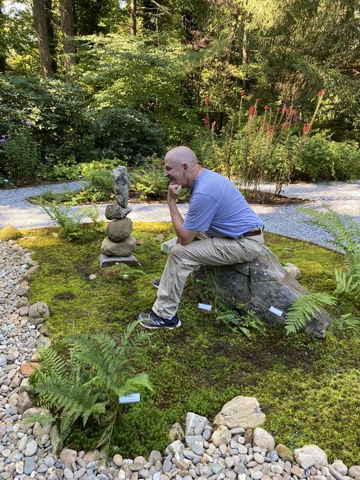 Rodney in the Moss Garden