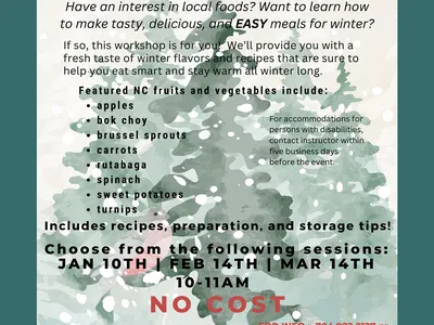 Cooking with Winter Fruits and Vegetables Flier
