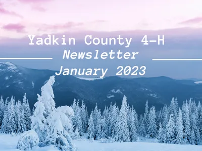 Yadkin County 4-H Newsletter January