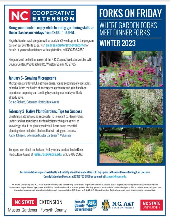 Winter 2023 Forks on Friday