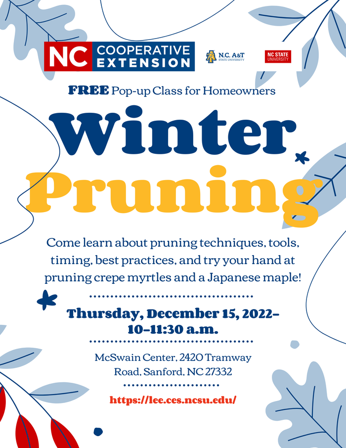 Pop-up Class: Winter Pruning 2023