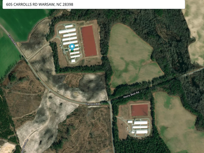 A map view with satellite imagery.