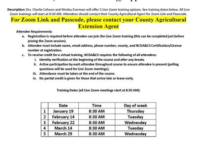 2023 Auxin Training 