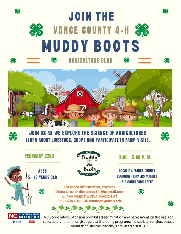 NC 4-H Muddy Boots Club