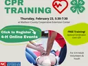 CPR Training Flyer- Click to Register