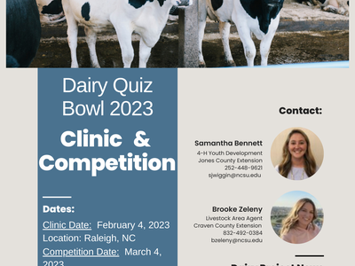 dairy quiz bowl 2023 flyer - clinic and competition
