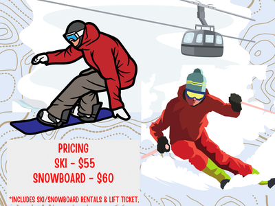 ski/snowboard 4-H event flier