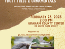 Pruning Workshop Flyer with information