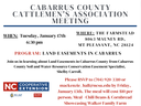 Cabarrus County Cattlemen's Association Meeting Tuesday, January 17⋅6:30 – 7:30pm