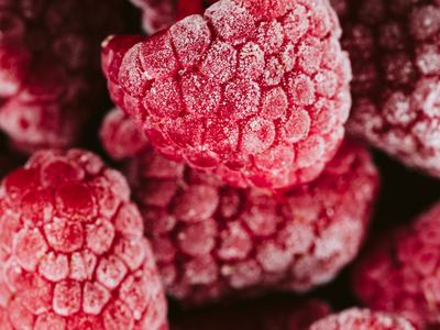 frozen raspberries
