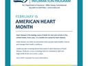 SHIIP Announcement February is Heart Month