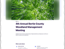 4th Annual Bertie County Woodland Management Meeting