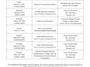 NC Cooperative Extension events schedule listing March 2023 workshops and locations