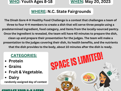 Dinah Gore 4-H Food Challenge