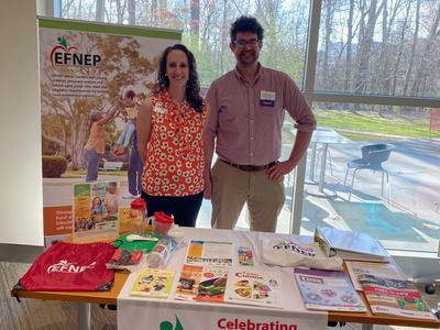 Jackie Sugg and Zac Hackney at conference