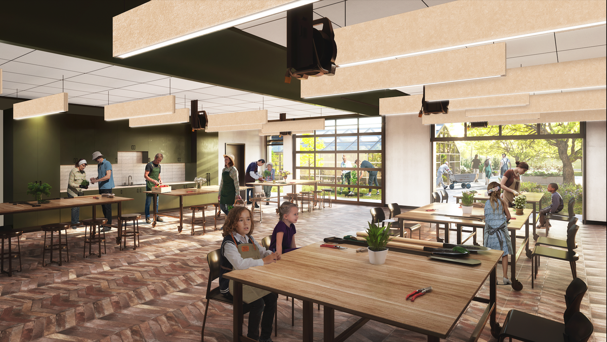 children sitting at a table