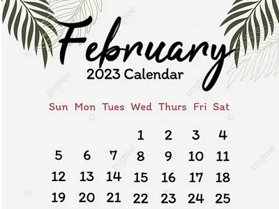 February 2023 calendar grid showing weekday headers Sun–Sat and dates 1–28